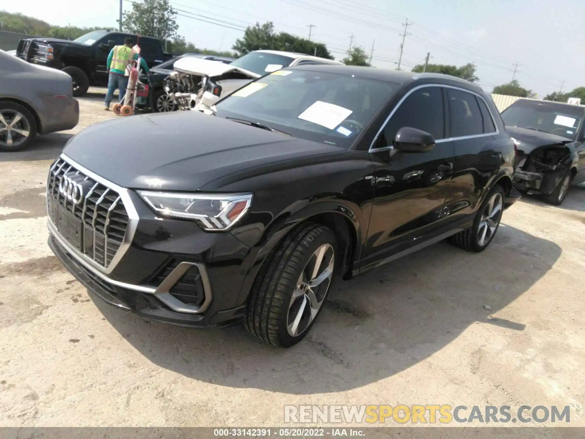 2 Photograph of a damaged car WA1EECF39M1053378 AUDI Q3 2021