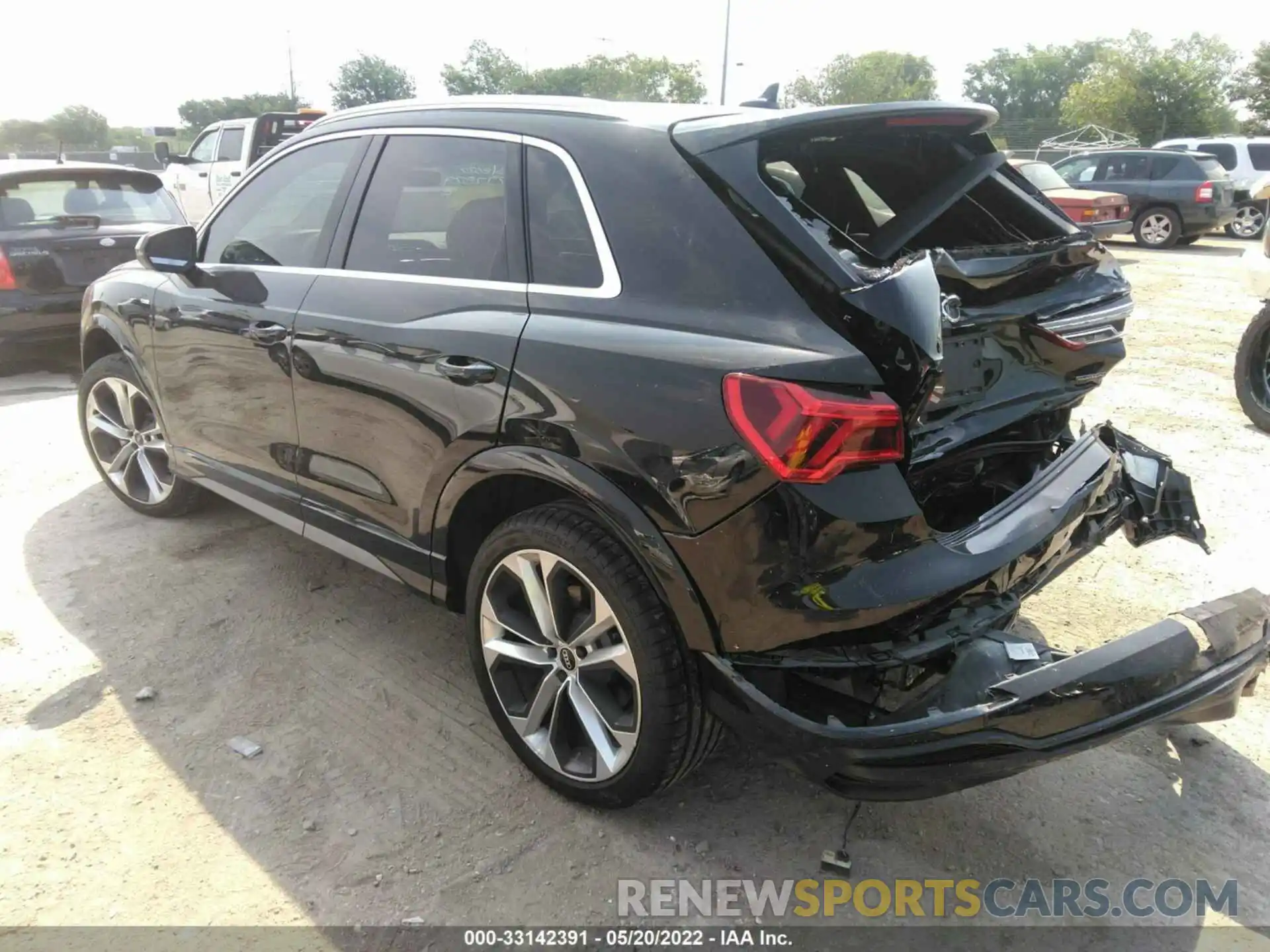 3 Photograph of a damaged car WA1EECF39M1053378 AUDI Q3 2021