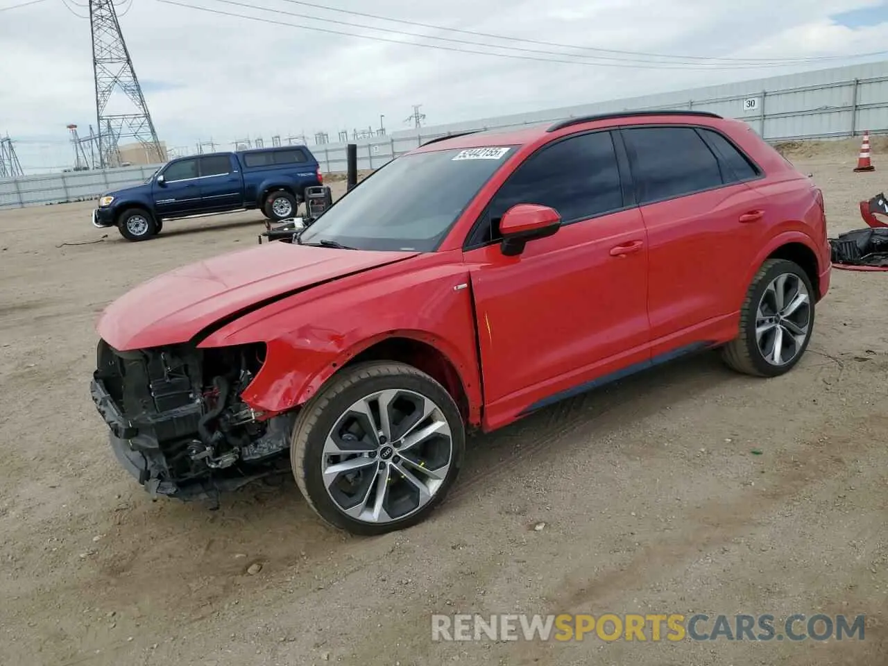 1 Photograph of a damaged car WA1EECF3XM1025170 AUDI Q3 2021