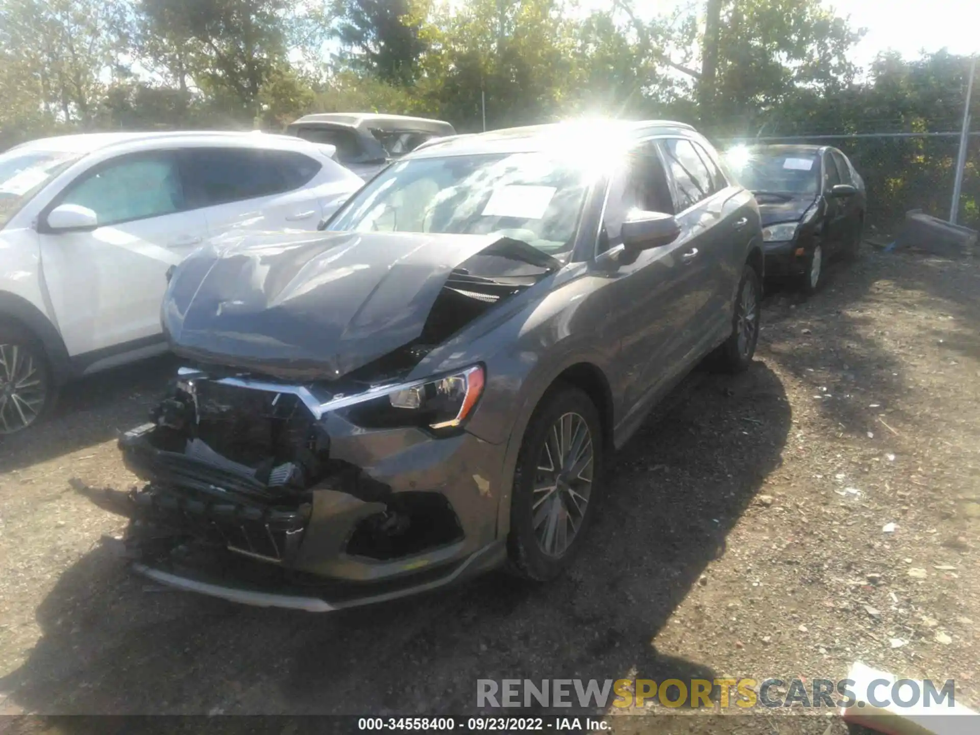 2 Photograph of a damaged car WA1AUCF31N1002332 AUDI Q3 2022