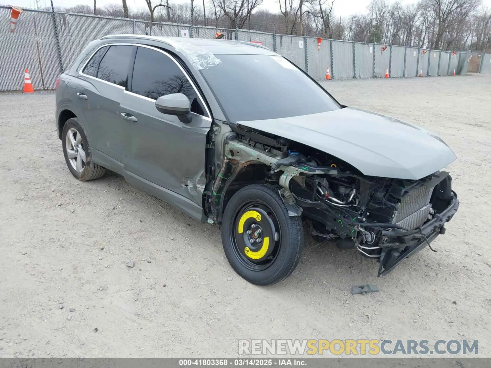1 Photograph of a damaged car WA1AUCF37N1096376 AUDI Q3 2022