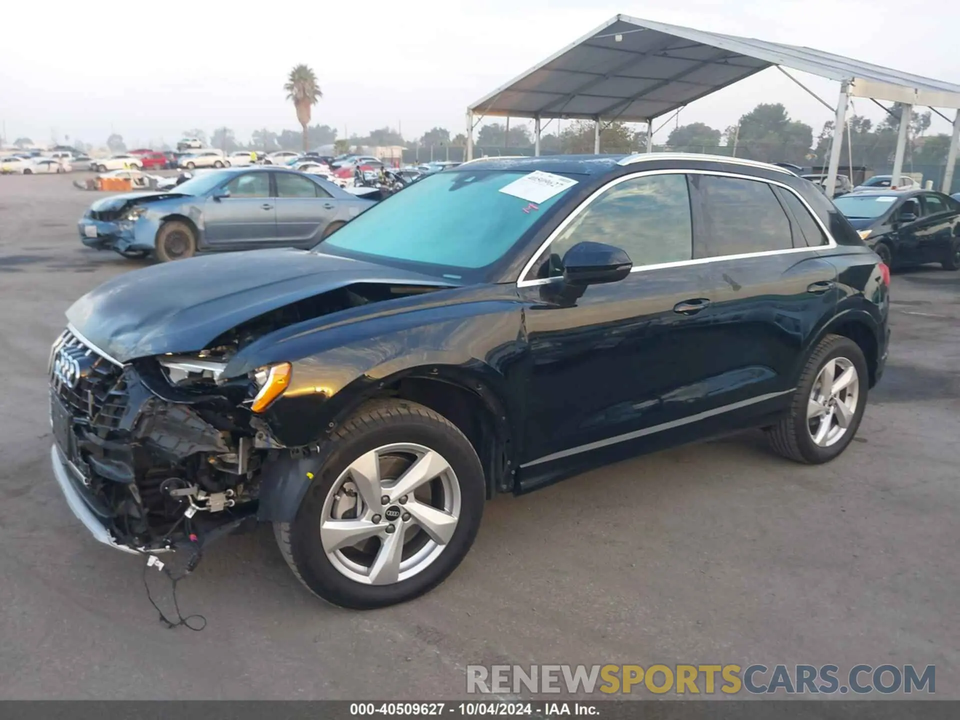 2 Photograph of a damaged car WA1AUCF3XN1032767 AUDI Q3 2022