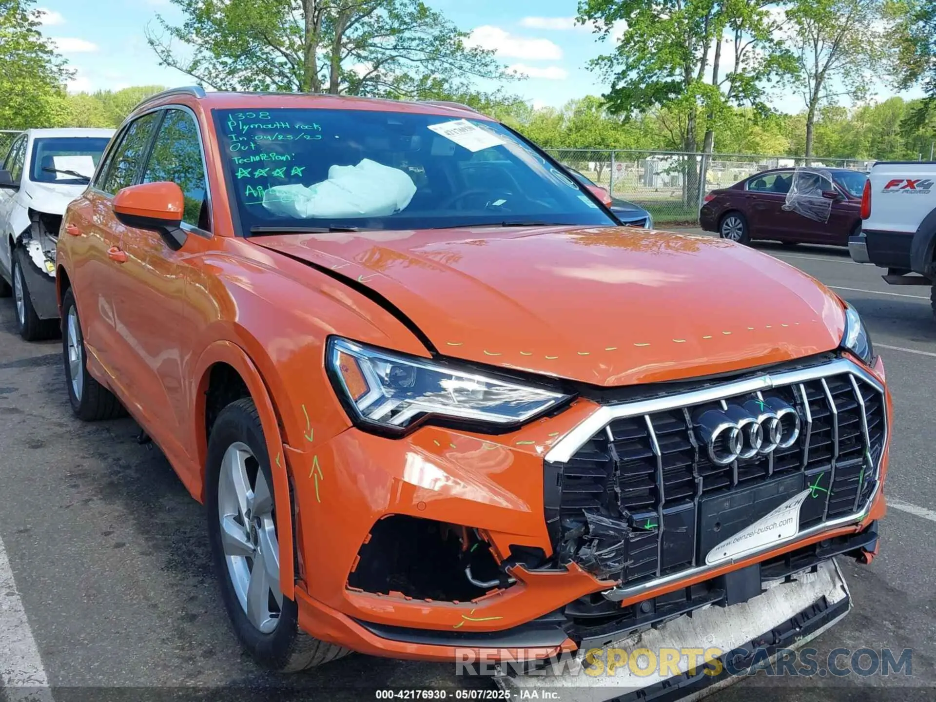 1 Photograph of a damaged car WA1BUCF36N1149539 AUDI Q3 2022