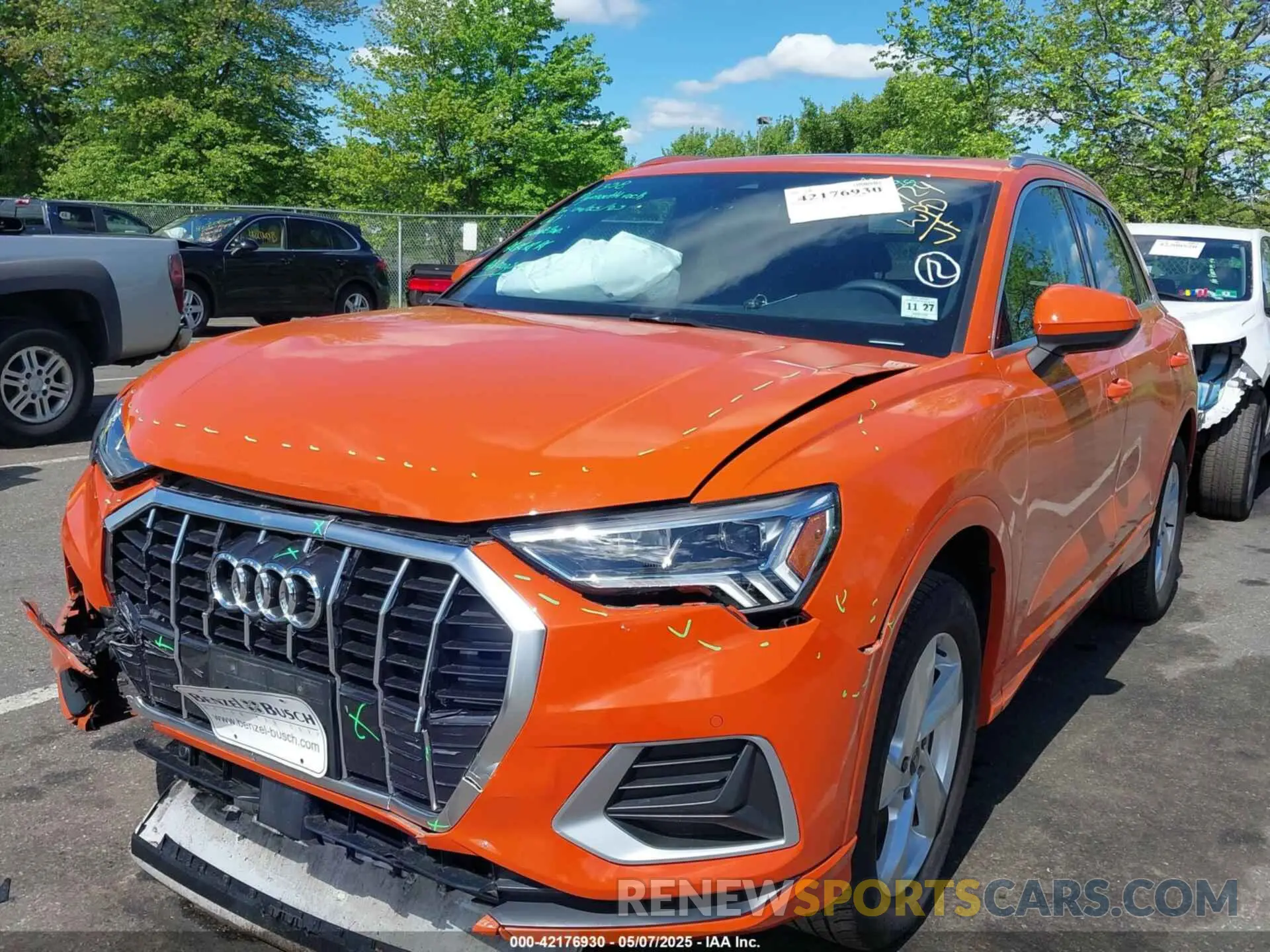 2 Photograph of a damaged car WA1BUCF36N1149539 AUDI Q3 2022