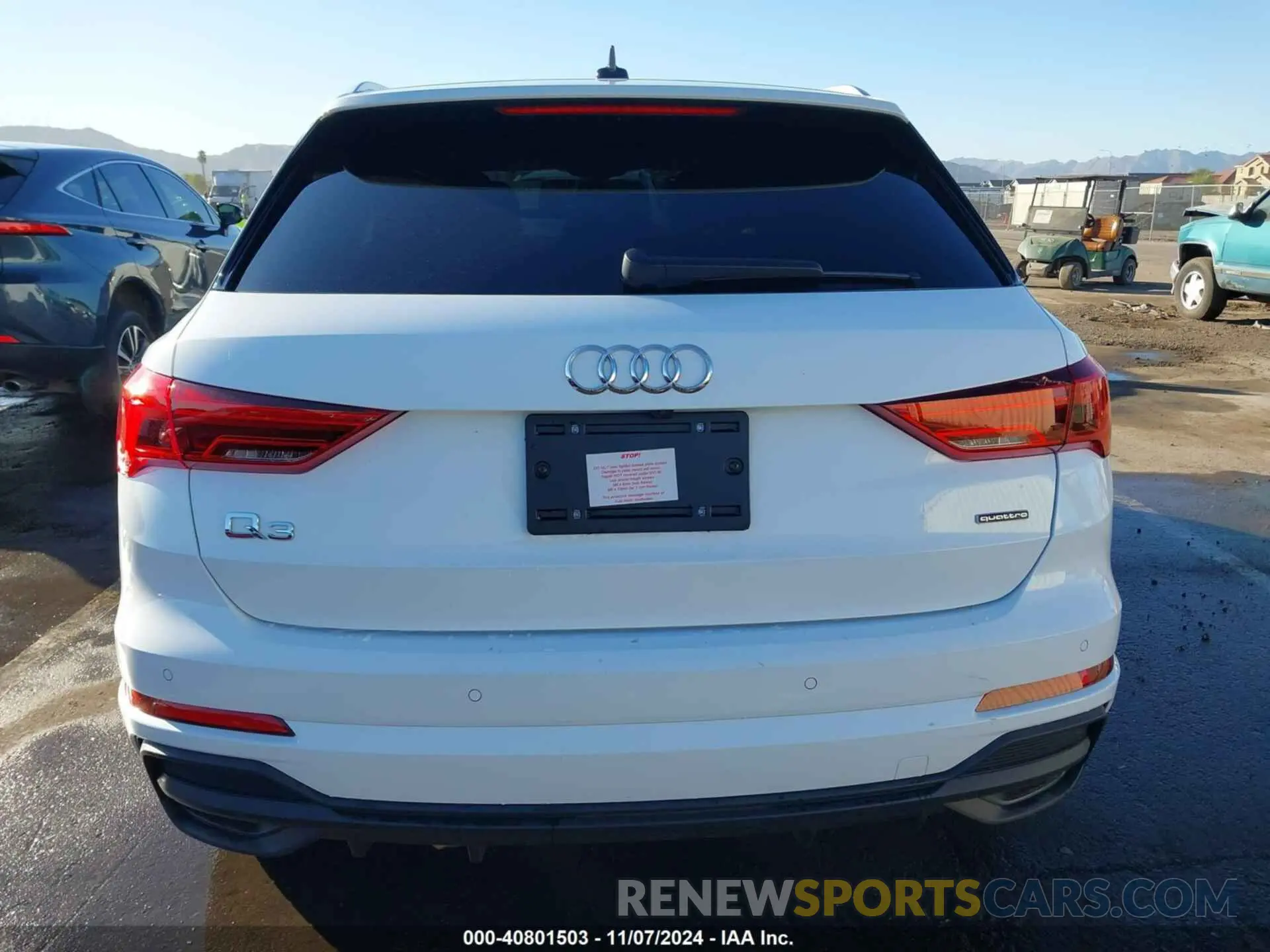 16 Photograph of a damaged car WA1DECF30N1109673 AUDI Q3 2022