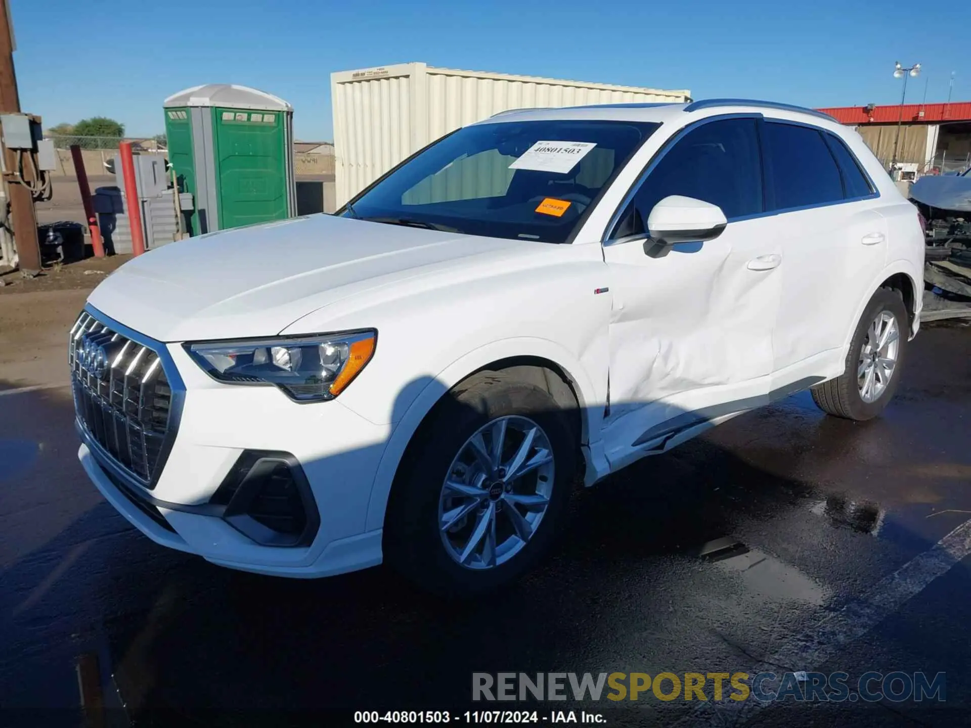 2 Photograph of a damaged car WA1DECF30N1109673 AUDI Q3 2022