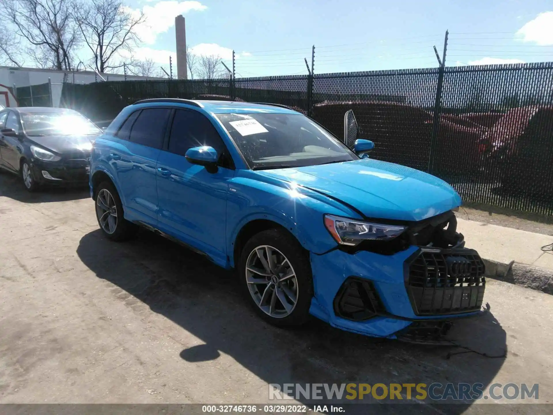 1 Photograph of a damaged car WA1DECF34N1010158 AUDI Q3 2022