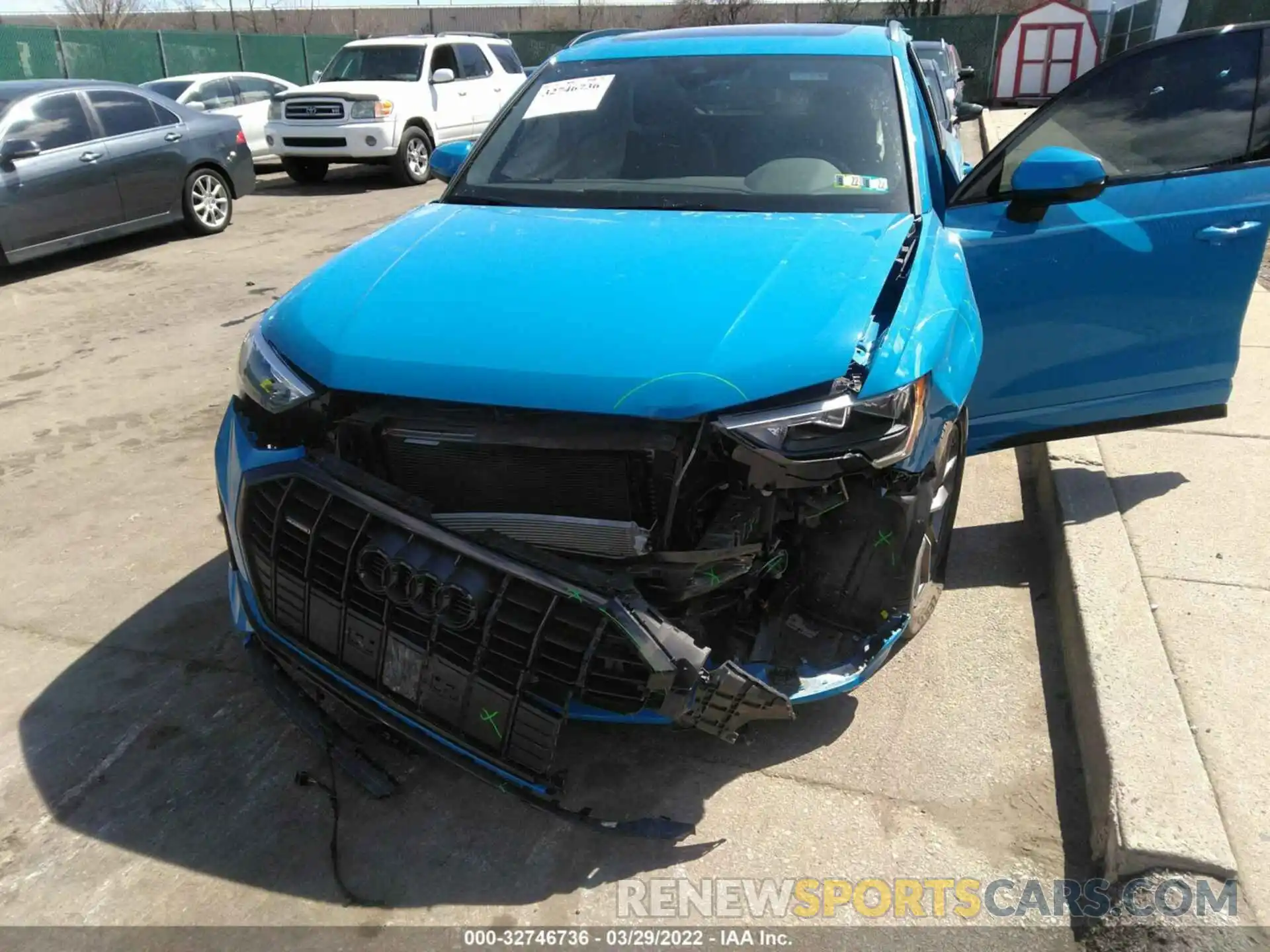 6 Photograph of a damaged car WA1DECF34N1010158 AUDI Q3 2022