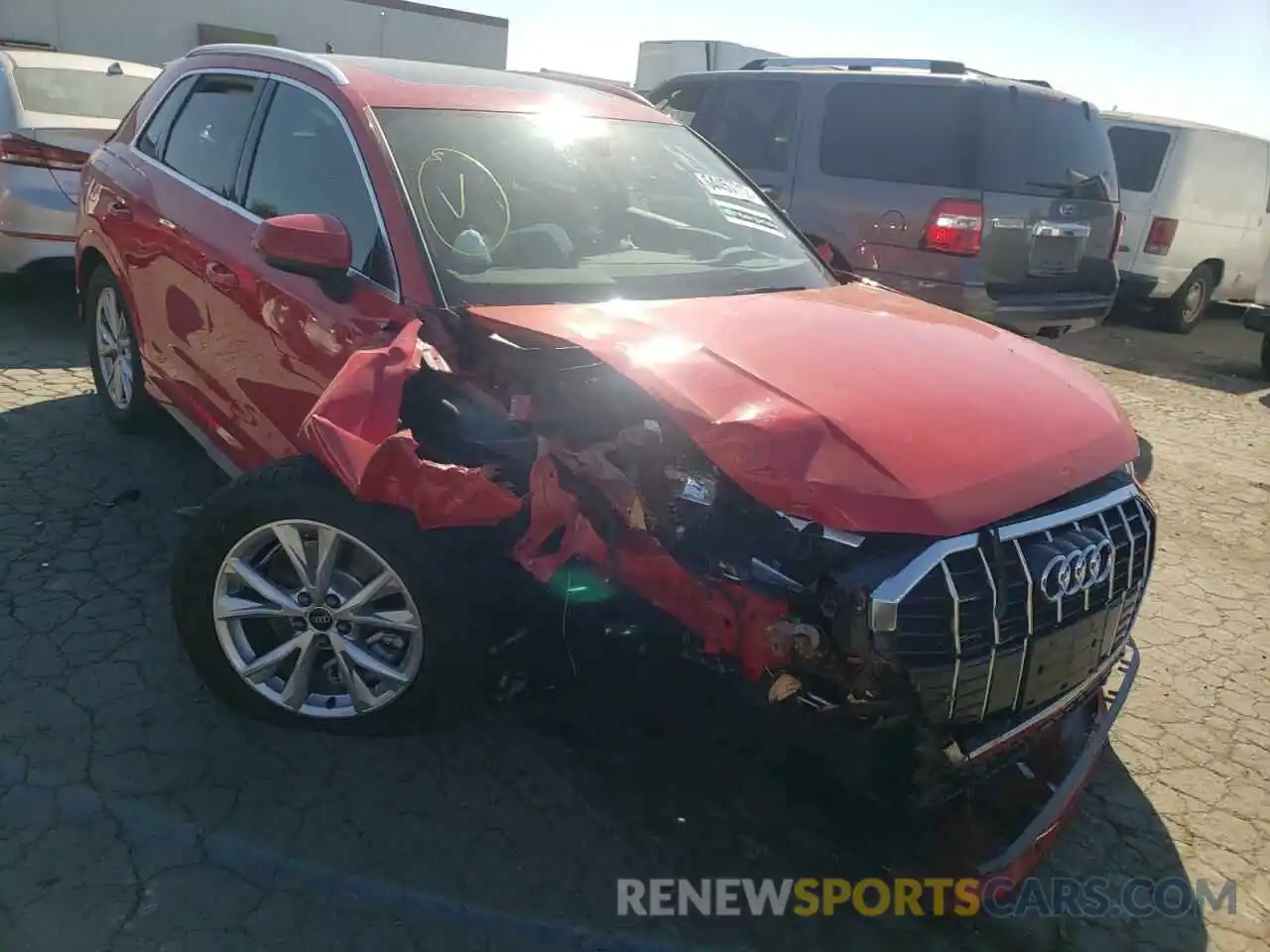 1 Photograph of a damaged car WA1DECF34N1144863 AUDI Q3 2022