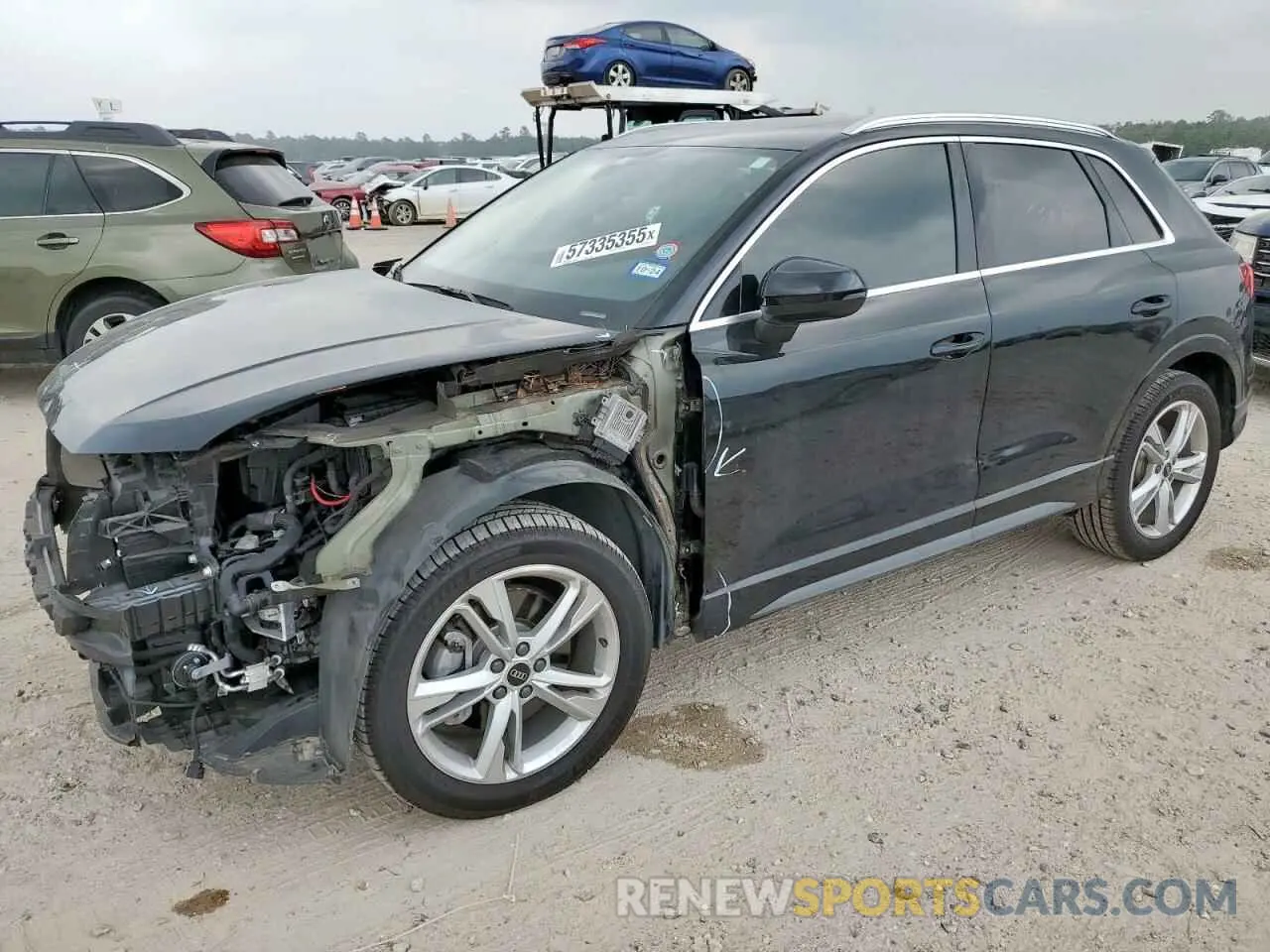 1 Photograph of a damaged car WA1DECF36N1022831 AUDI Q3 2022