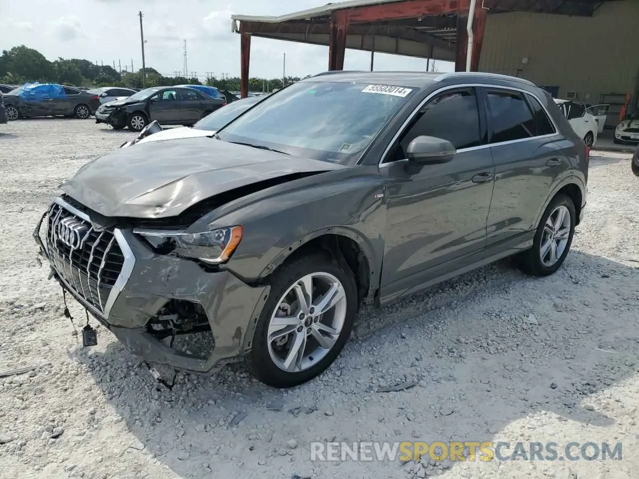 1 Photograph of a damaged car WA1DECF37N1050637 AUDI Q3 2022