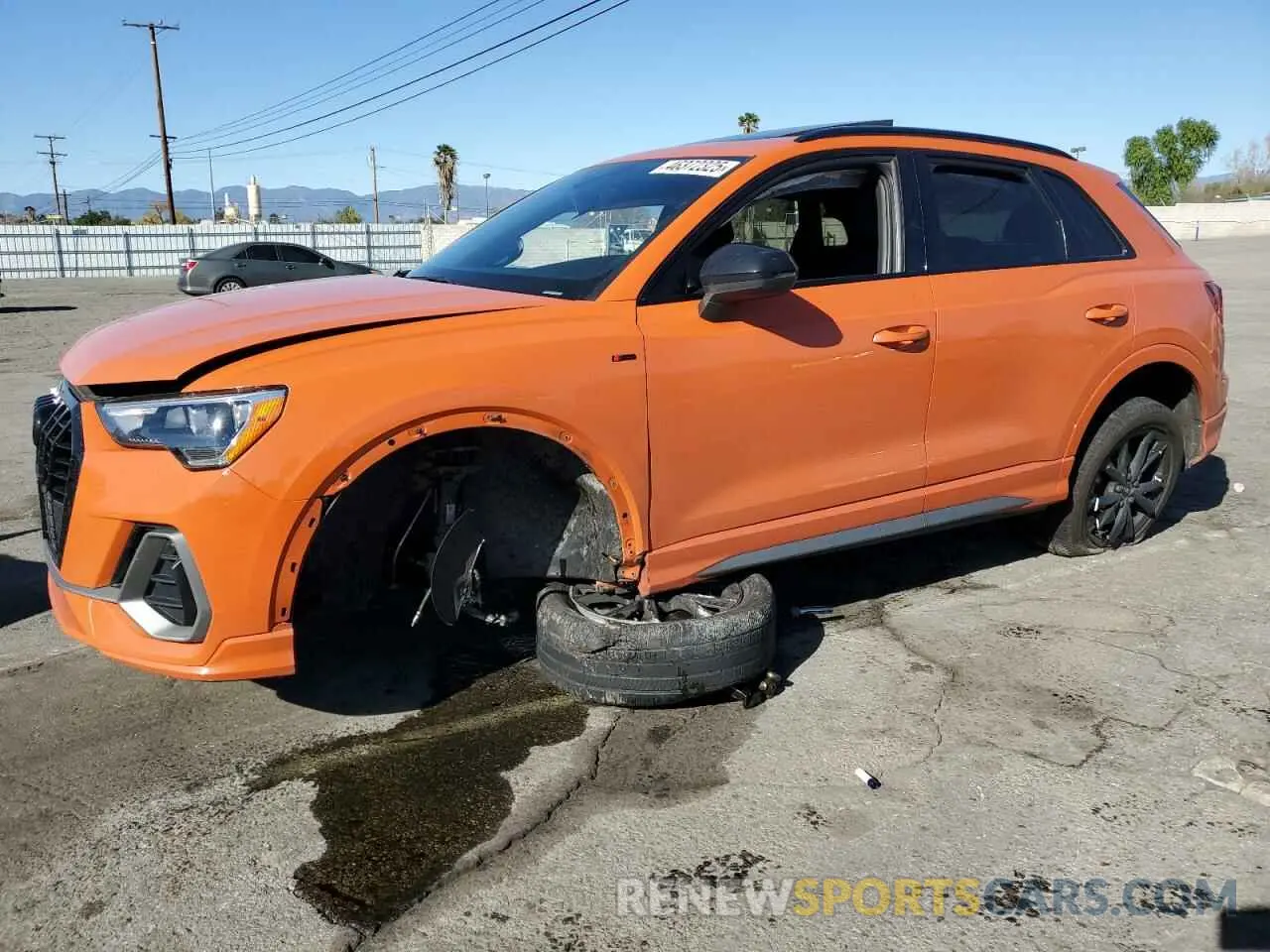 1 Photograph of a damaged car WA1DECF37N1150527 AUDI Q3 2022