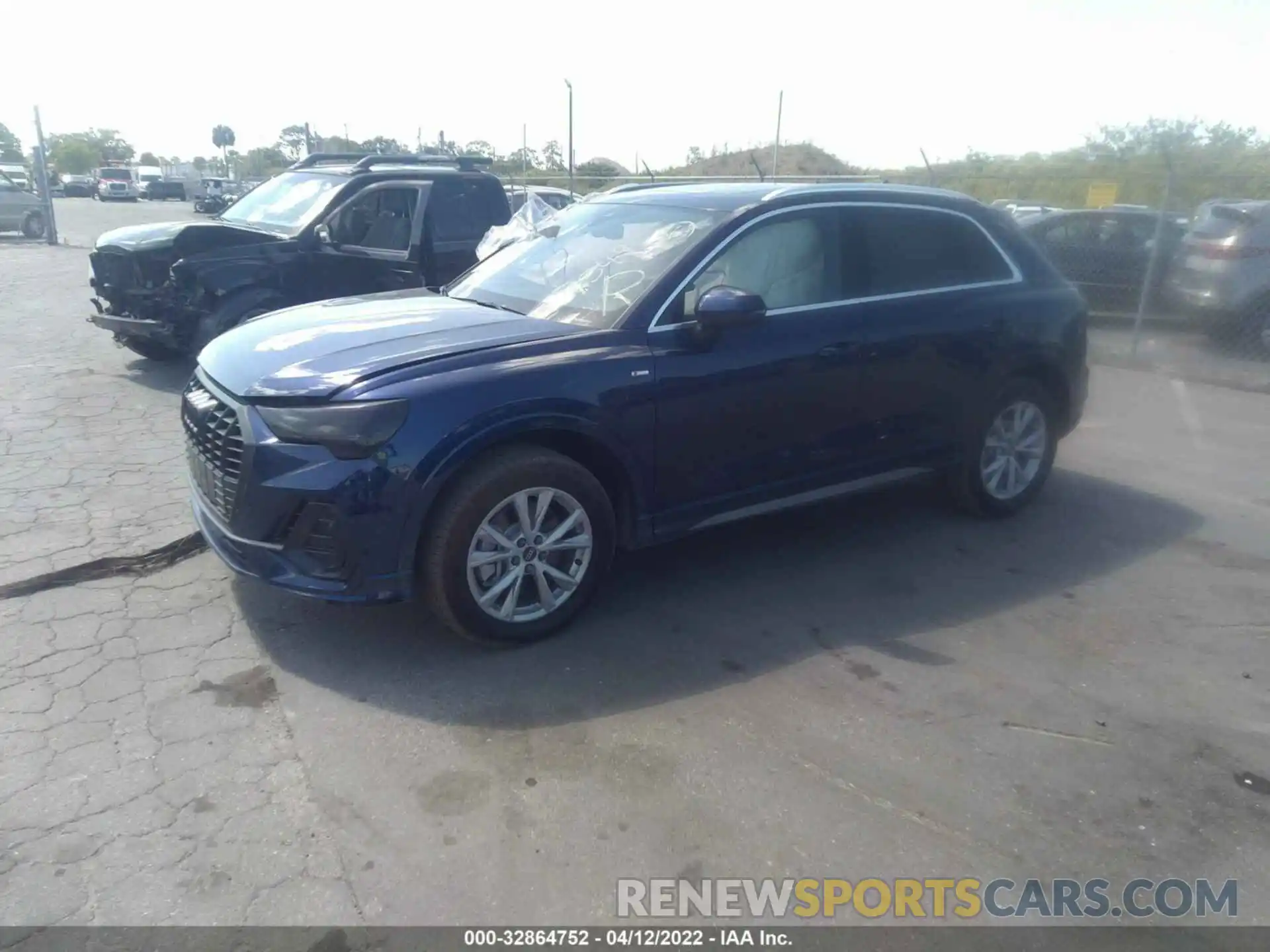 2 Photograph of a damaged car WA1DECF3XN1067349 AUDI Q3 2022