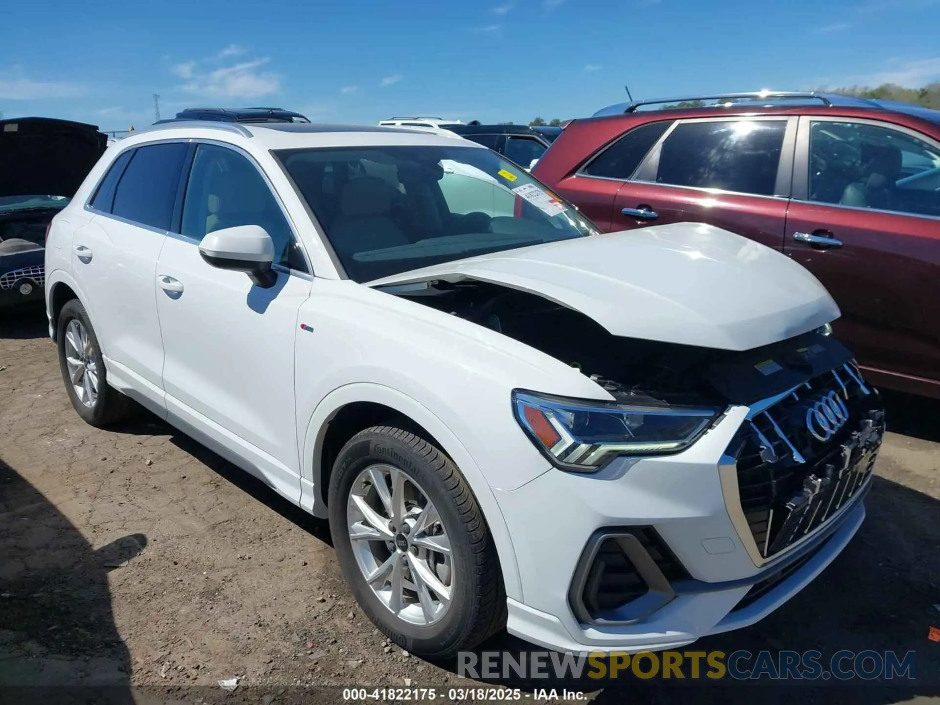 1 Photograph of a damaged car WA1EECF30N1126400 AUDI Q3 2022