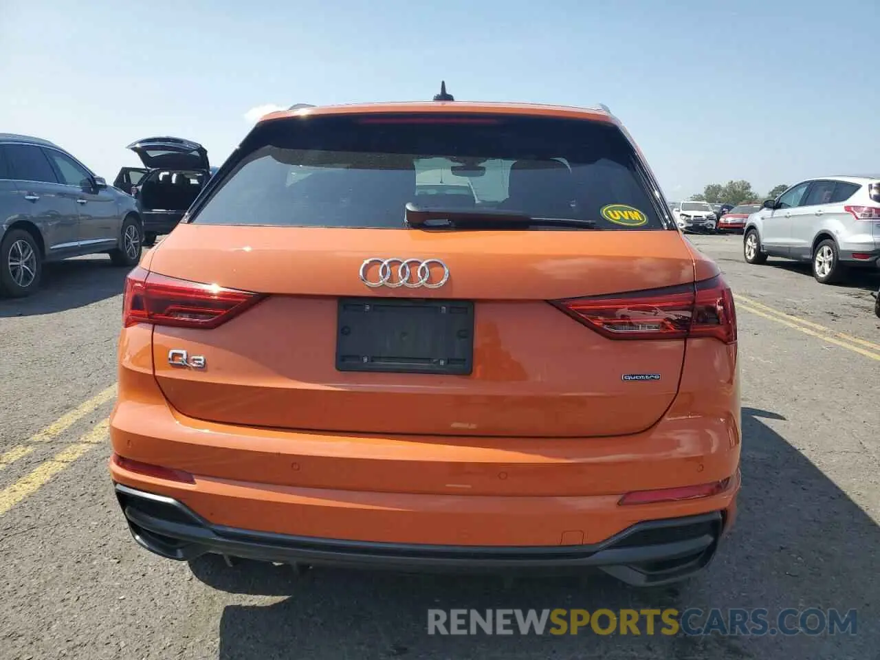 6 Photograph of a damaged car WA1EECF34N1149114 AUDI Q3 2022