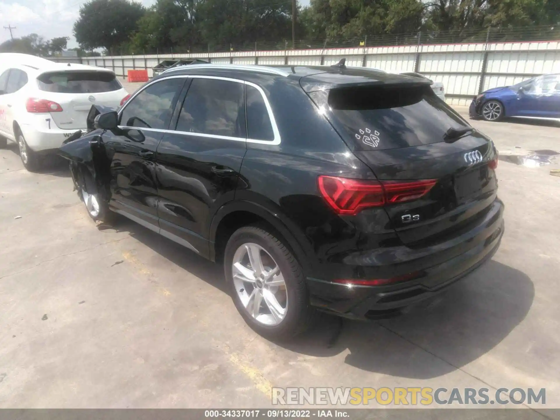 3 Photograph of a damaged car WA1EECF3XN1054878 AUDI Q3 2022