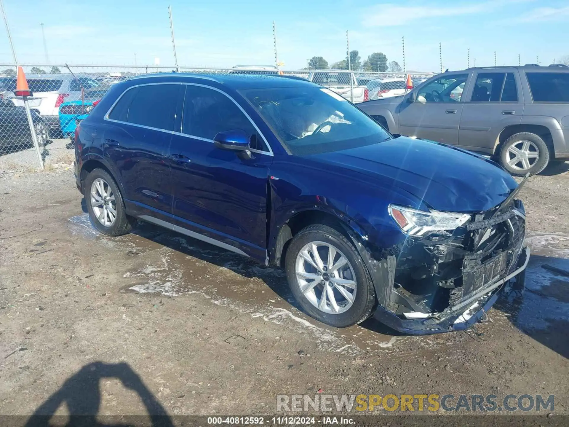 1 Photograph of a damaged car WA1EECF3XN1092966 AUDI Q3 2022