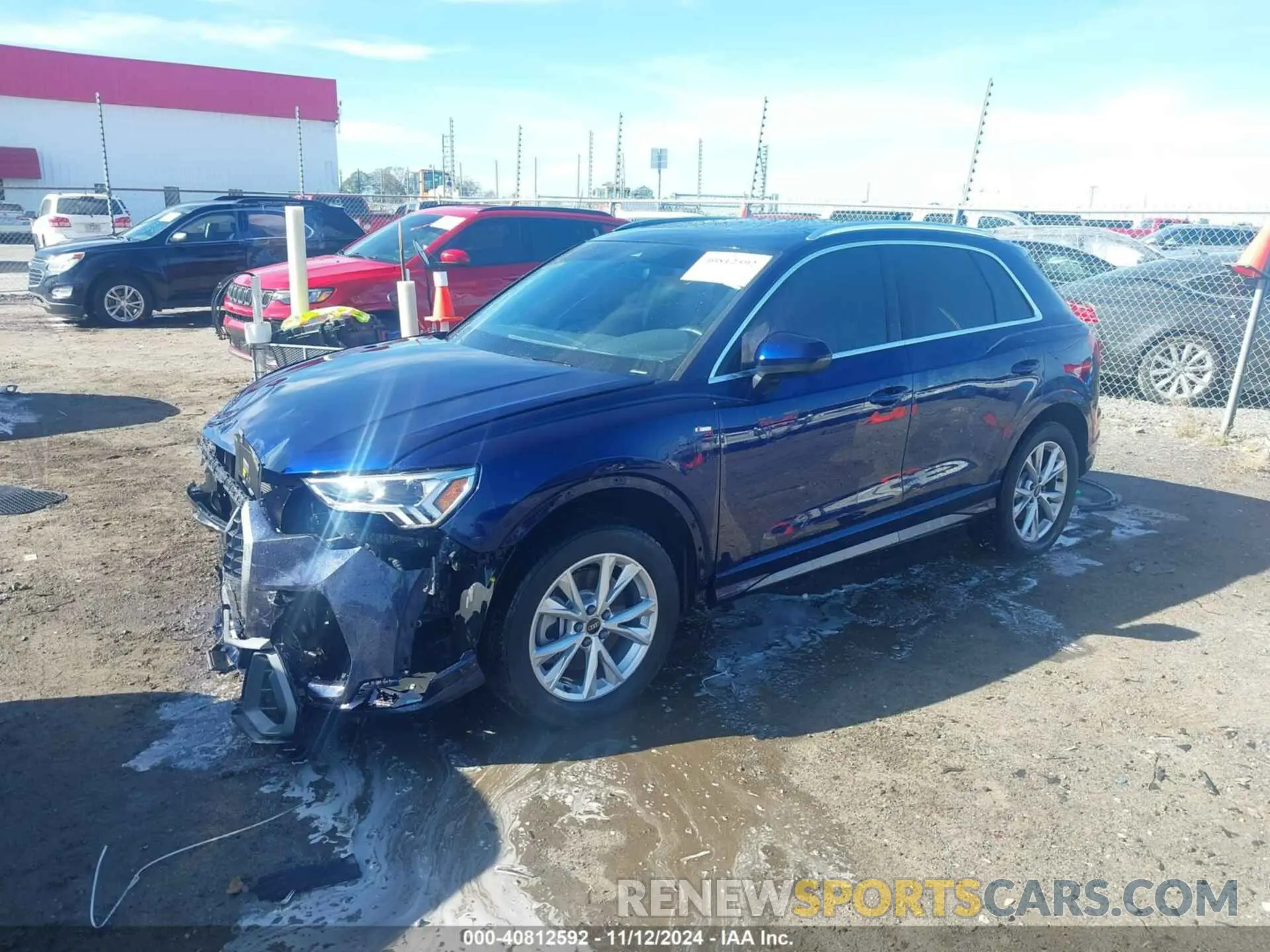 2 Photograph of a damaged car WA1EECF3XN1092966 AUDI Q3 2022