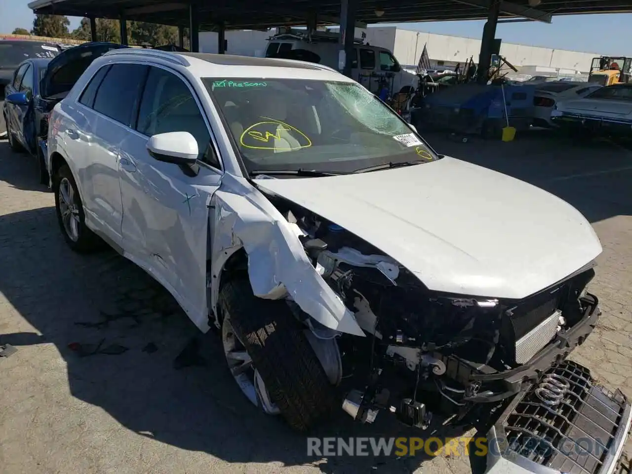 1 Photograph of a damaged car WA1EEDF34N1033465 AUDI Q3 2022