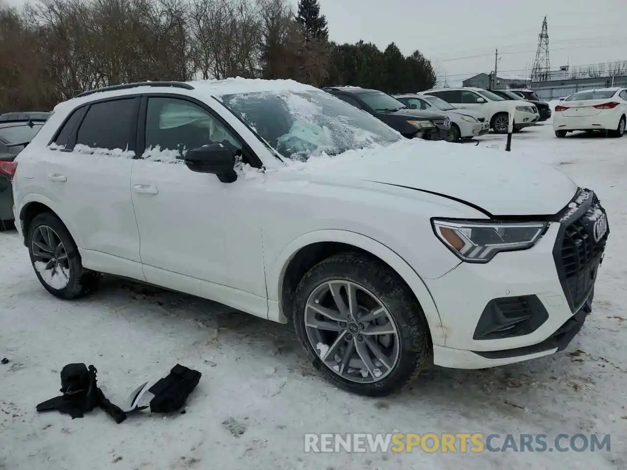 4 Photograph of a damaged car WA1AECF35P1146207 AUDI Q3 2023