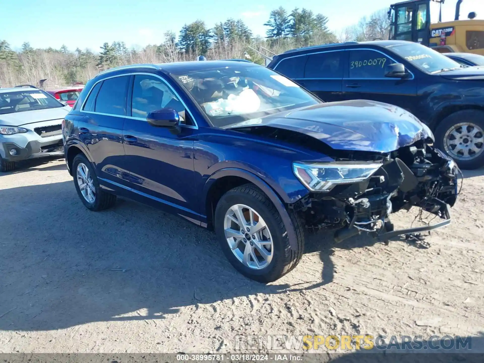 1 Photograph of a damaged car WA1BUCF39P1128543 AUDI Q3 2023