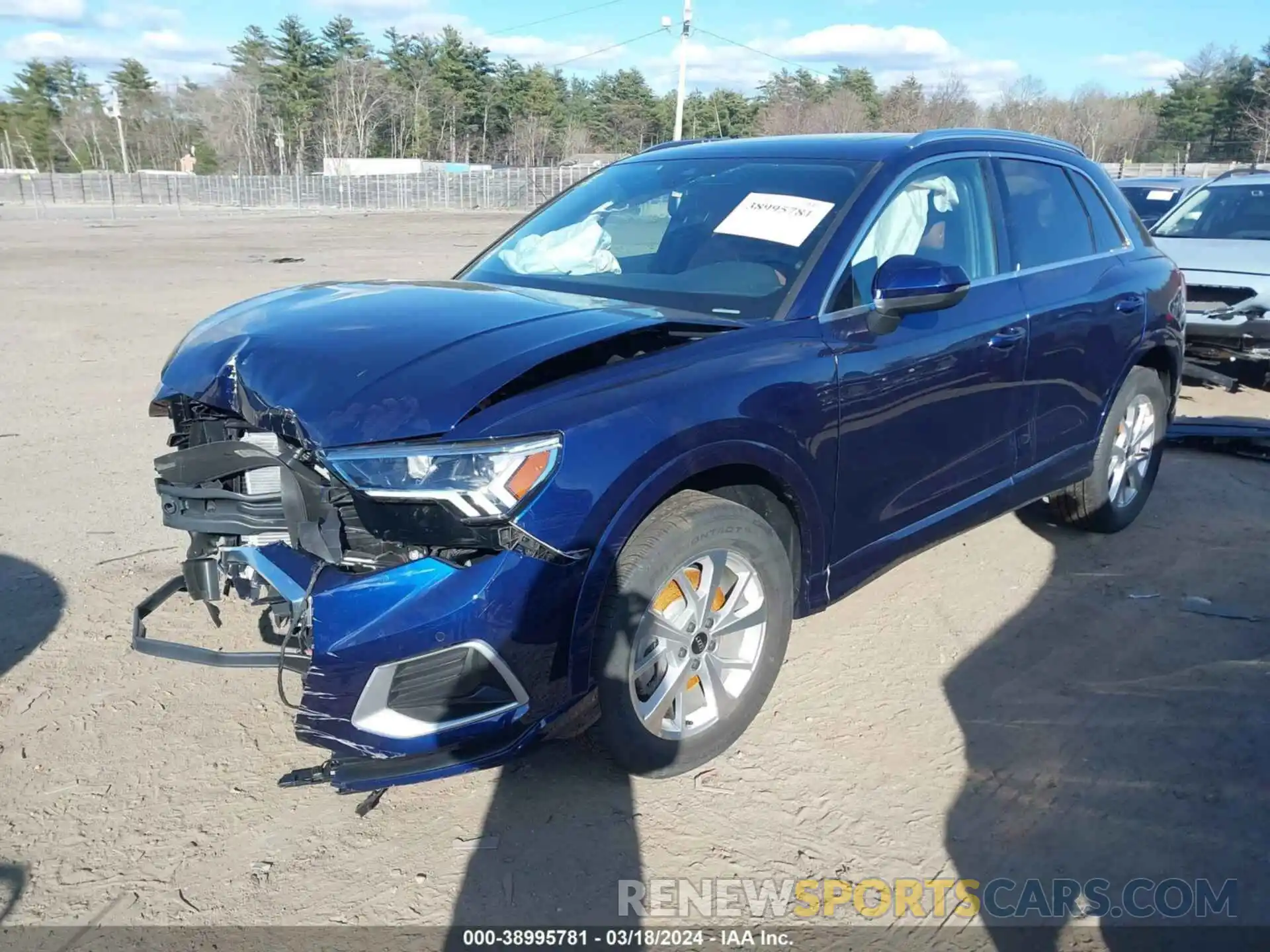 2 Photograph of a damaged car WA1BUCF39P1128543 AUDI Q3 2023