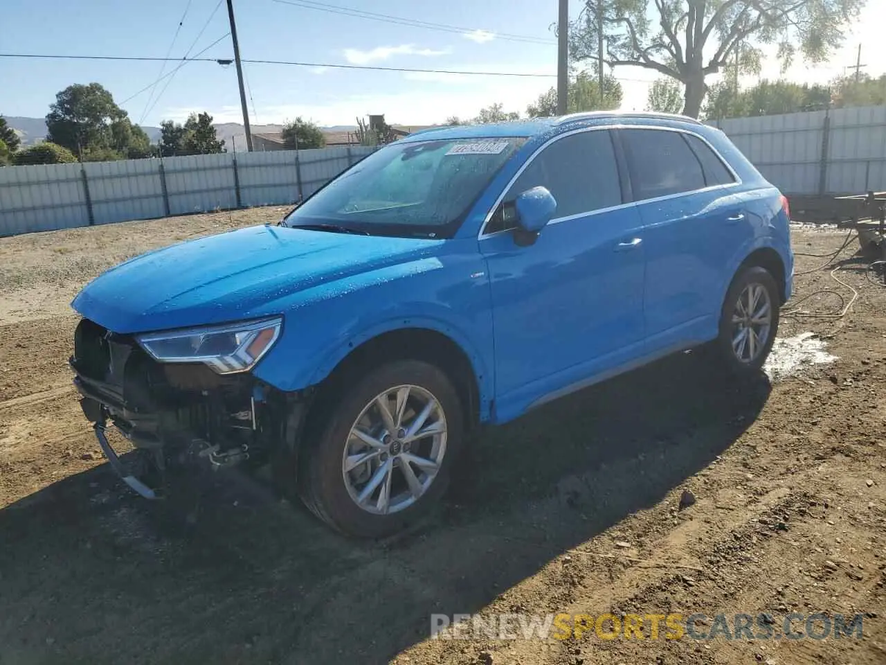 1 Photograph of a damaged car WA1DECF30P1106162 AUDI Q3 2023