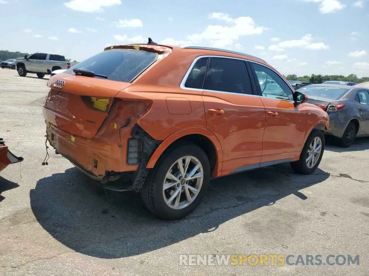 3 Photograph of a damaged car WA1DECF33P1077028 AUDI Q3 2023