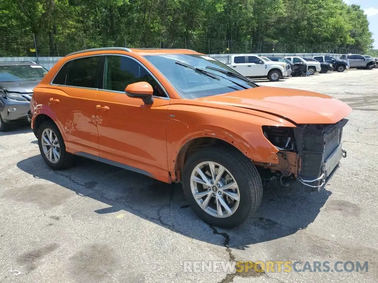4 Photograph of a damaged car WA1DECF33P1077028 AUDI Q3 2023