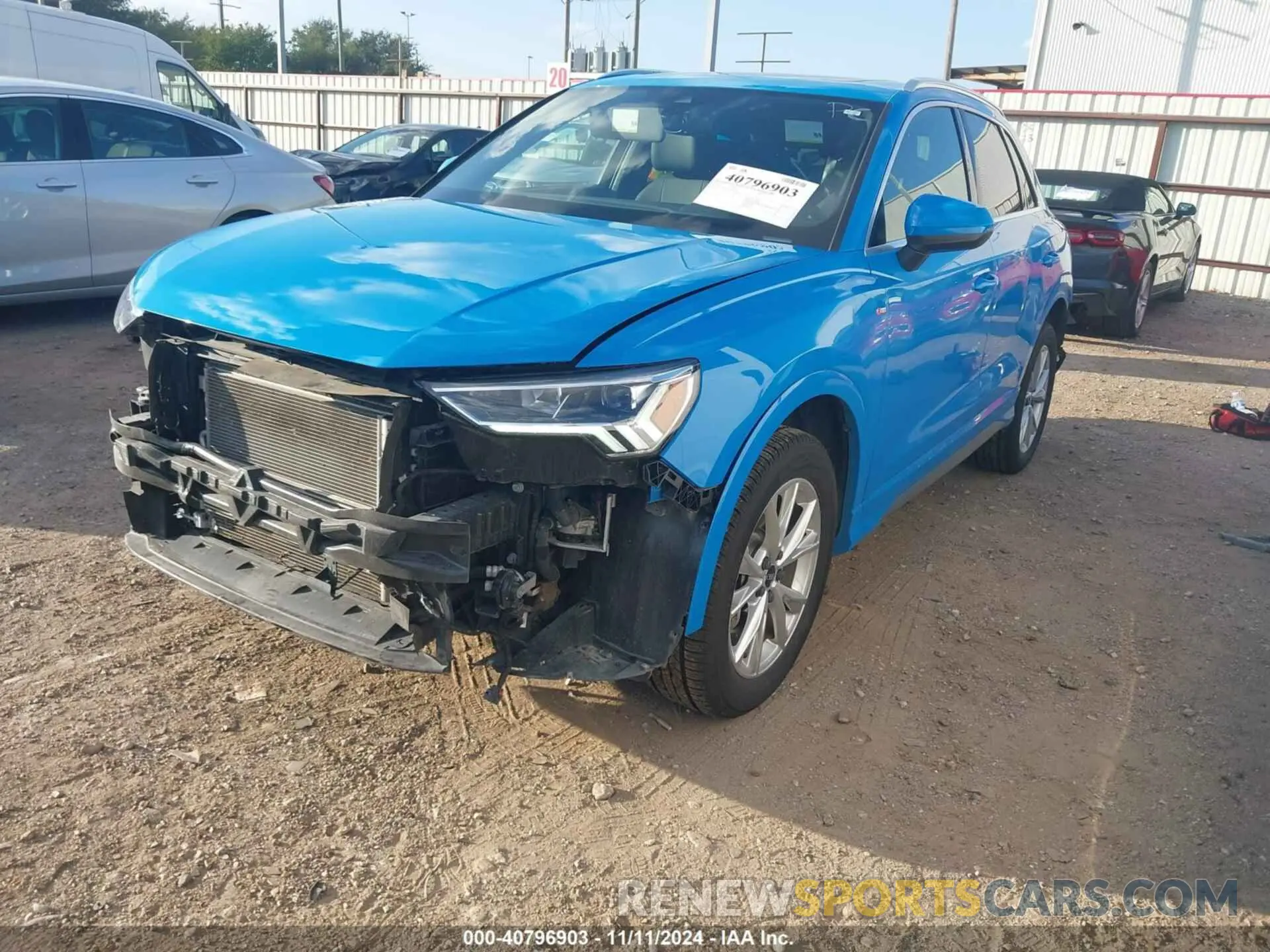 2 Photograph of a damaged car WA1DECF34P1049142 AUDI Q3 2023