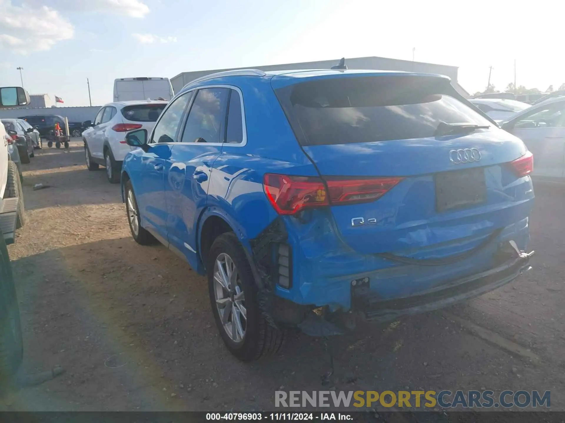 3 Photograph of a damaged car WA1DECF34P1049142 AUDI Q3 2023
