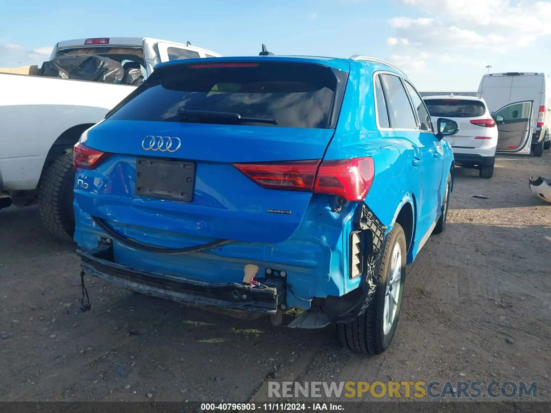4 Photograph of a damaged car WA1DECF34P1049142 AUDI Q3 2023