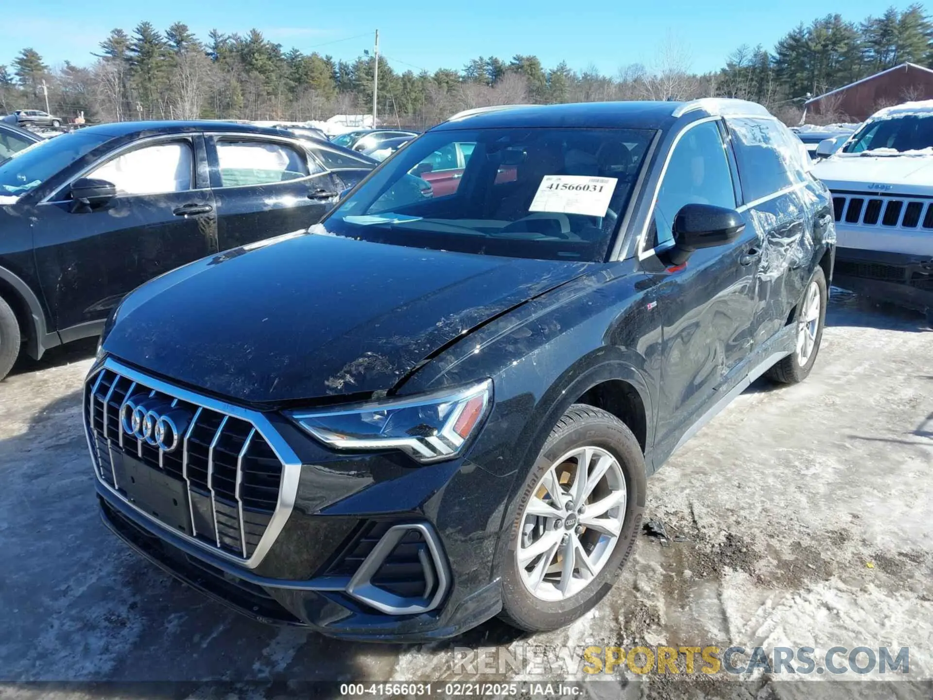 2 Photograph of a damaged car WA1DECF34P1143148 AUDI Q3 2023