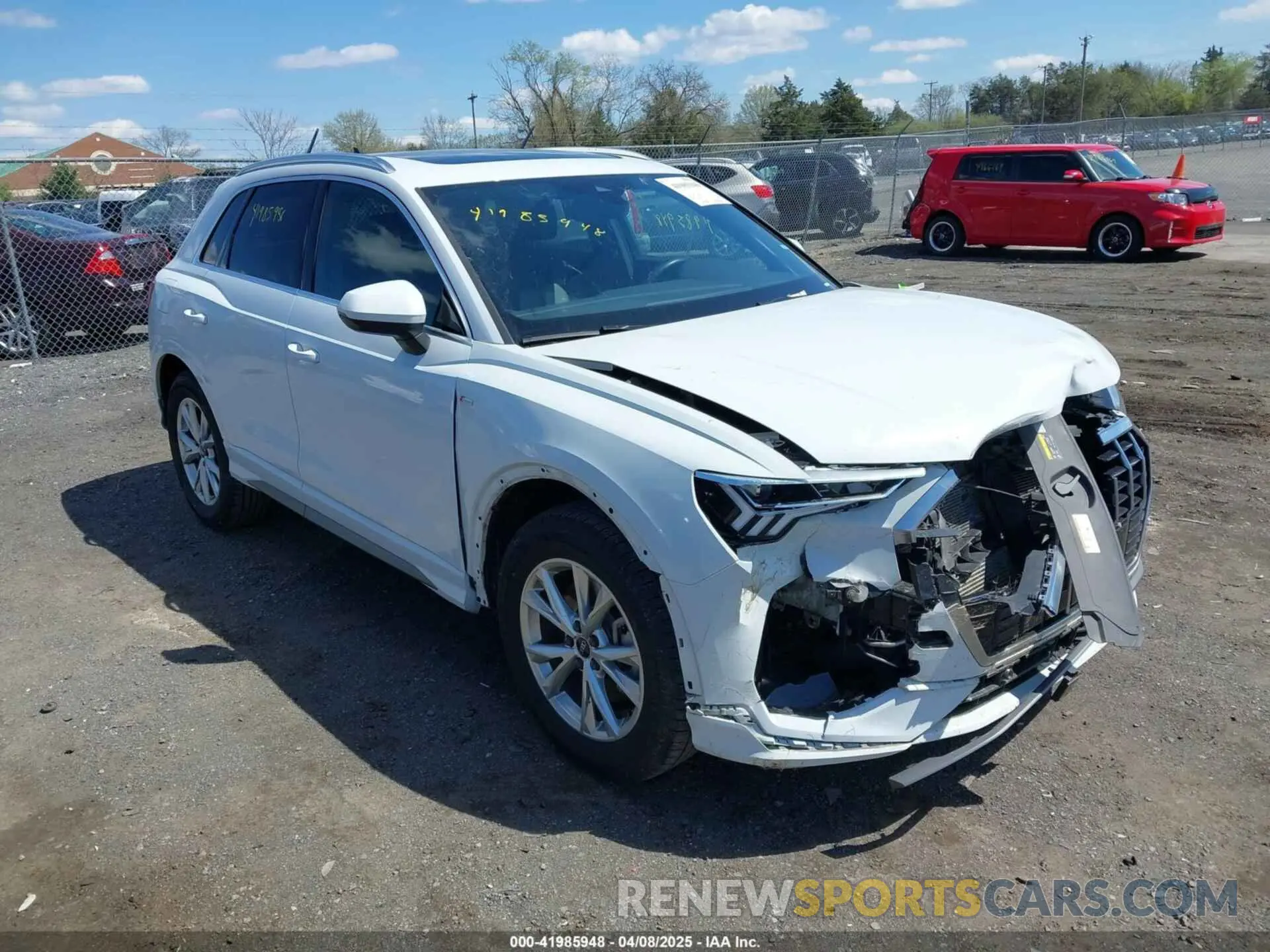 1 Photograph of a damaged car WA1DECF35P1132966 AUDI Q3 2023