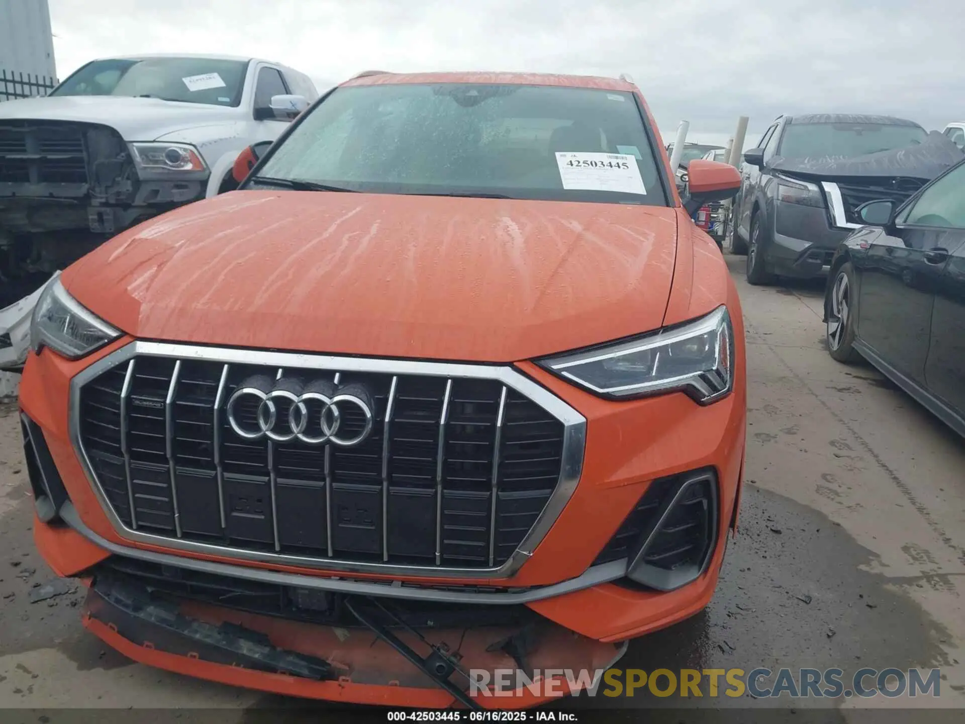 13 Photograph of a damaged car WA1DECF38P1129821 AUDI Q3 2023
