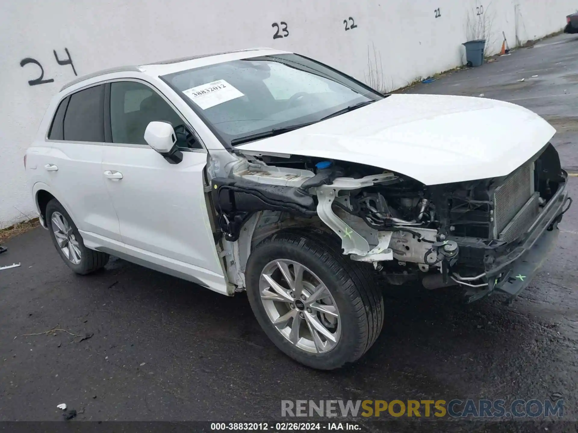 1 Photograph of a damaged car WA1DECF39P1050108 AUDI Q3 2023