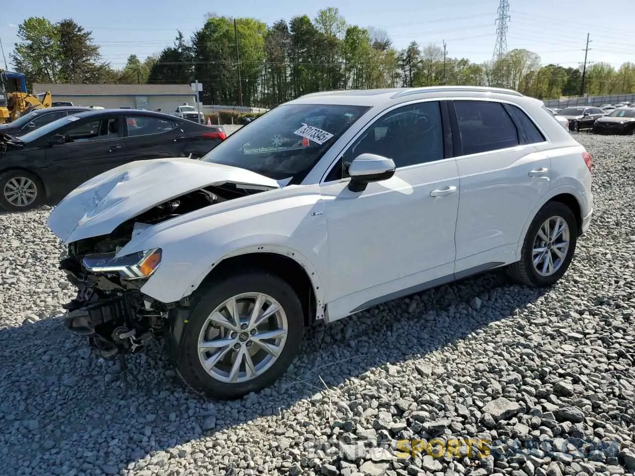 1 Photograph of a damaged car WA1EECF36P1089887 AUDI Q3 2023