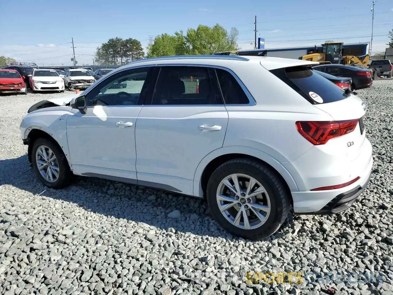 2 Photograph of a damaged car WA1EECF36P1089887 AUDI Q3 2023