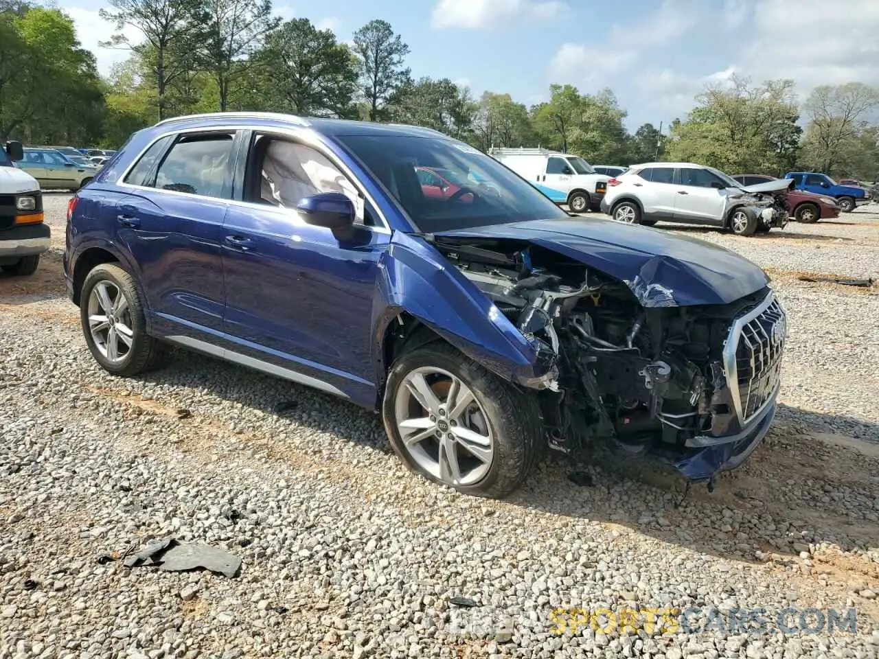 4 Photograph of a damaged car WA1EECF38P1023762 AUDI Q3 2023