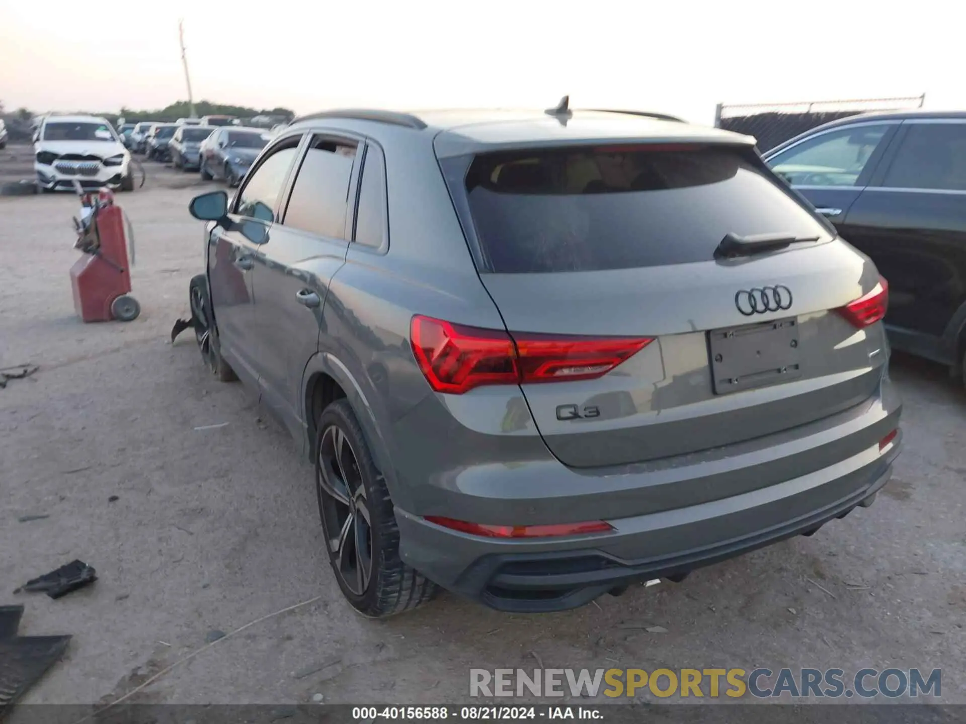 3 Photograph of a damaged car WA1EECF3XP1035380 AUDI Q3 2023