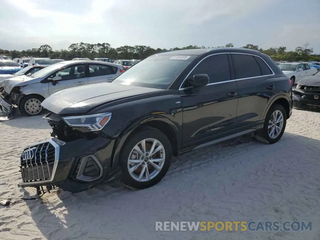 1 Photograph of a damaged car WA1DECF32R1023321 AUDI Q3 2024