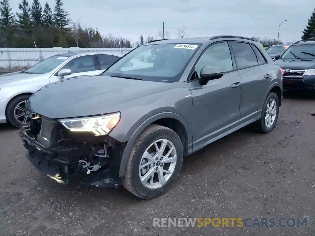 1 Photograph of a damaged car WA1DECF32R1039714 AUDI Q3 2024