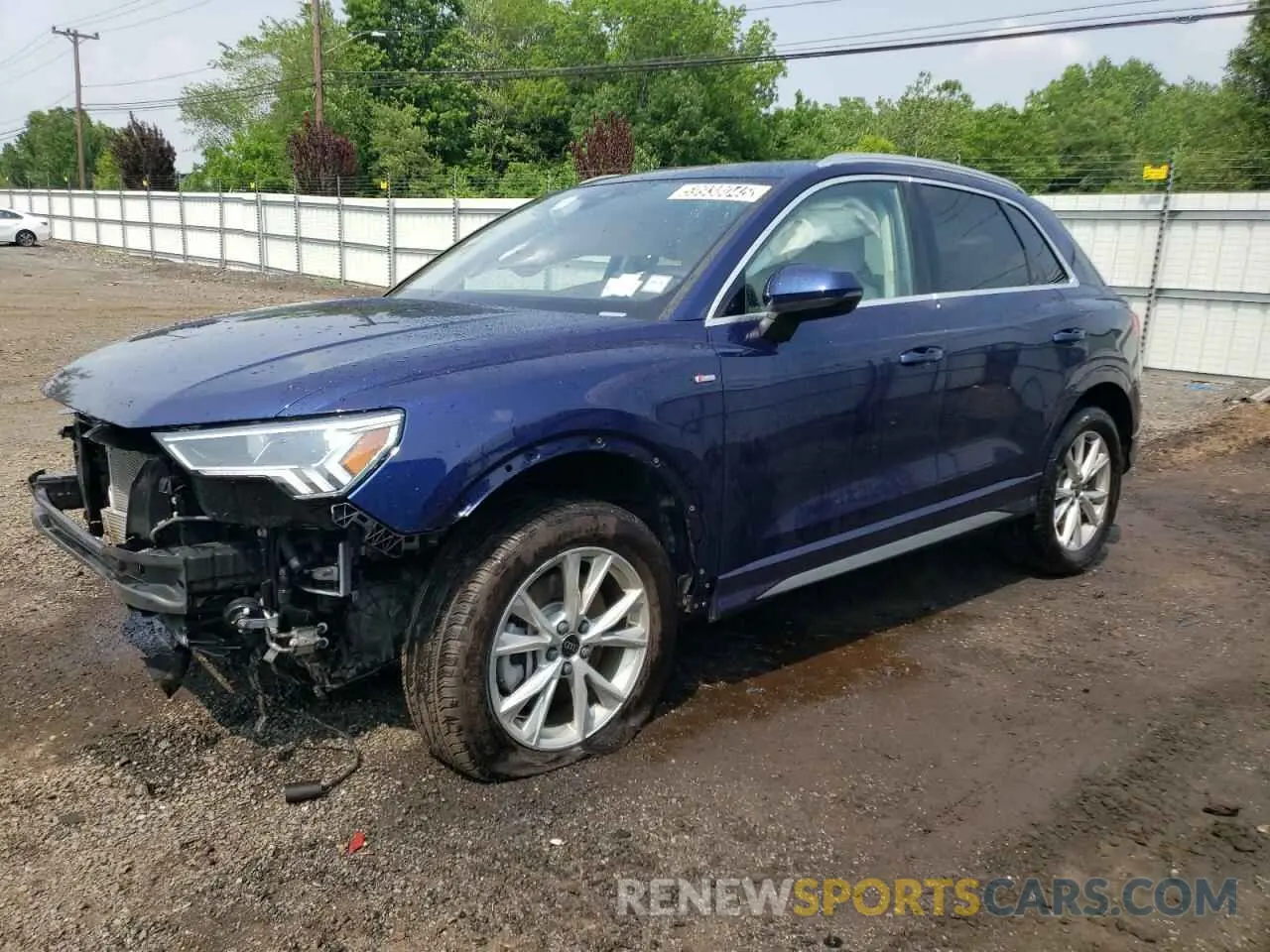 1 Photograph of a damaged car WA1DECF36R1123079 AUDI Q3 2024