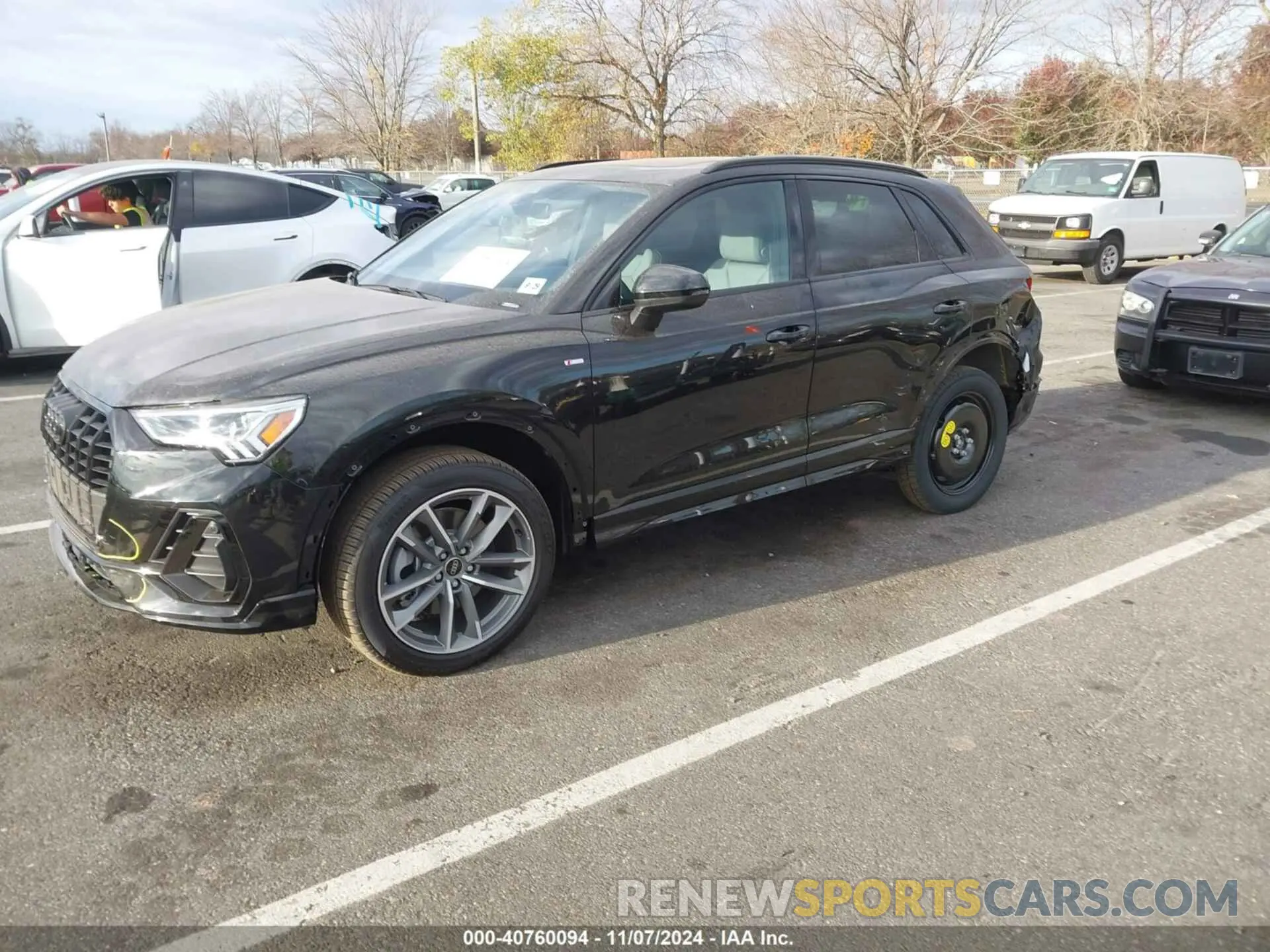 2 Photograph of a damaged car WA1DECF36R1186036 AUDI Q3 2024