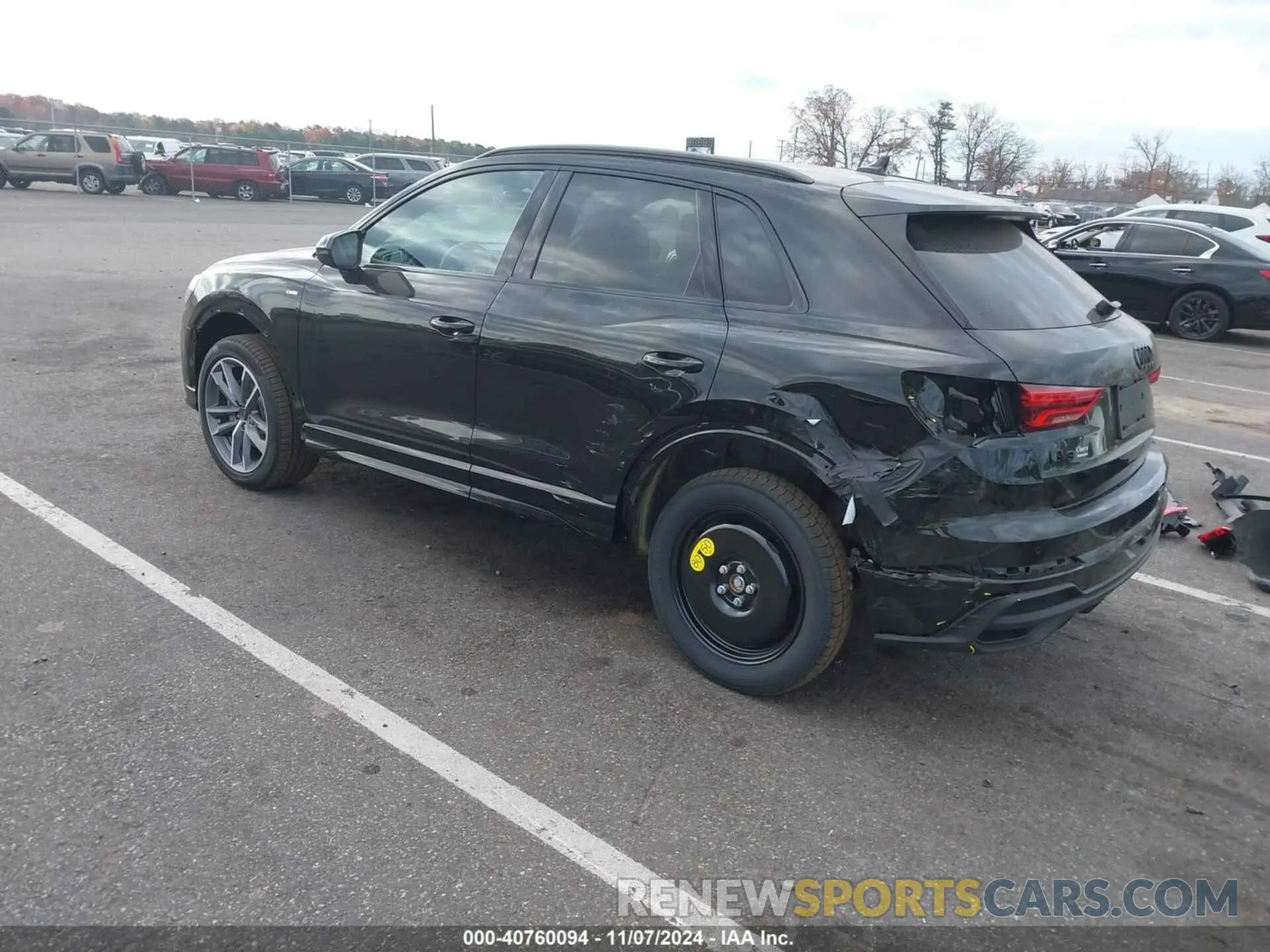 3 Photograph of a damaged car WA1DECF36R1186036 AUDI Q3 2024