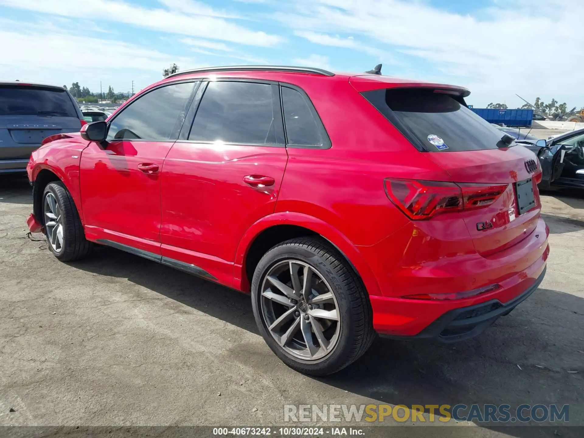 3 Photograph of a damaged car WA1DECF3XR1091446 AUDI Q3 2024