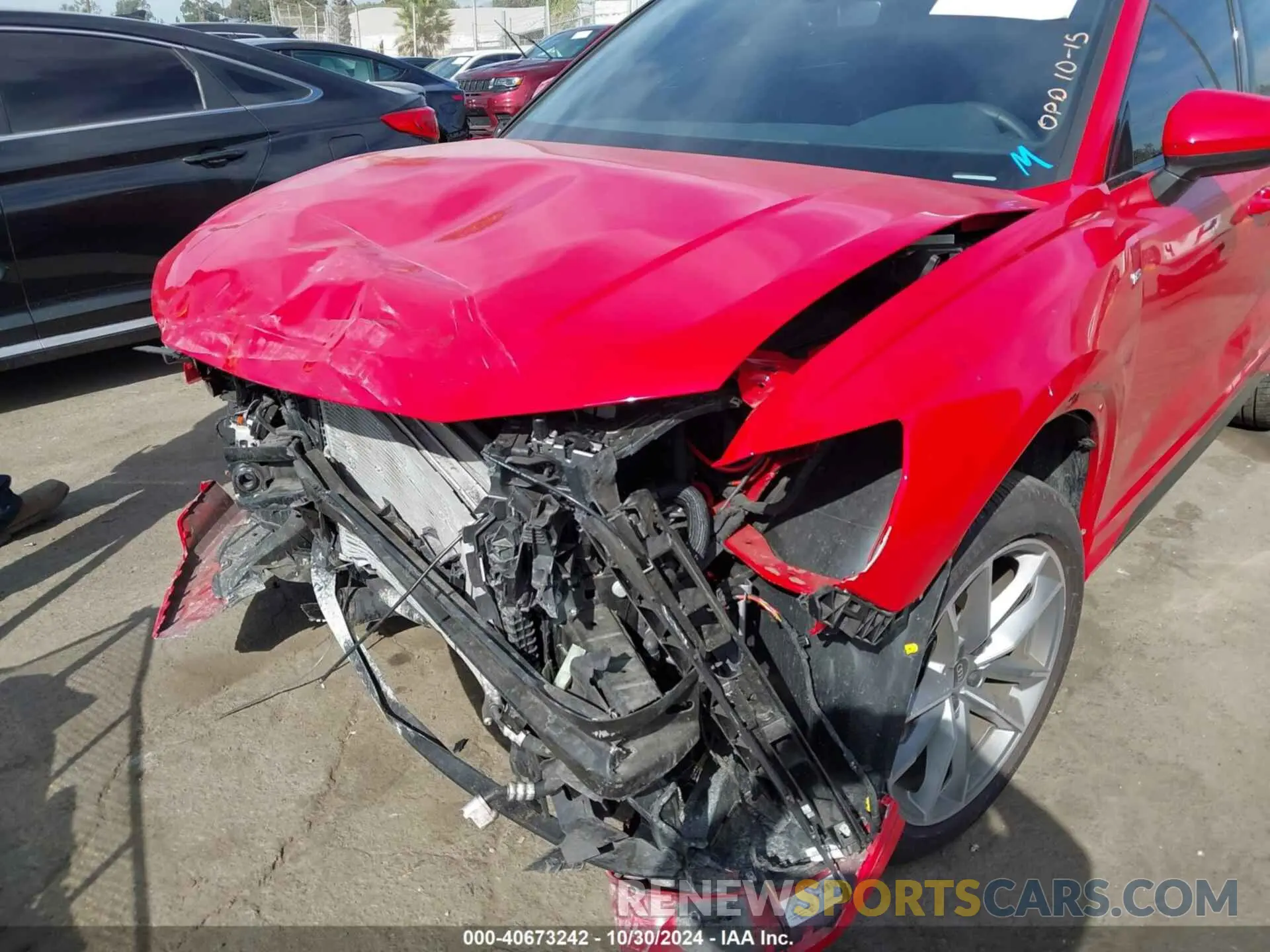 6 Photograph of a damaged car WA1DECF3XR1091446 AUDI Q3 2024