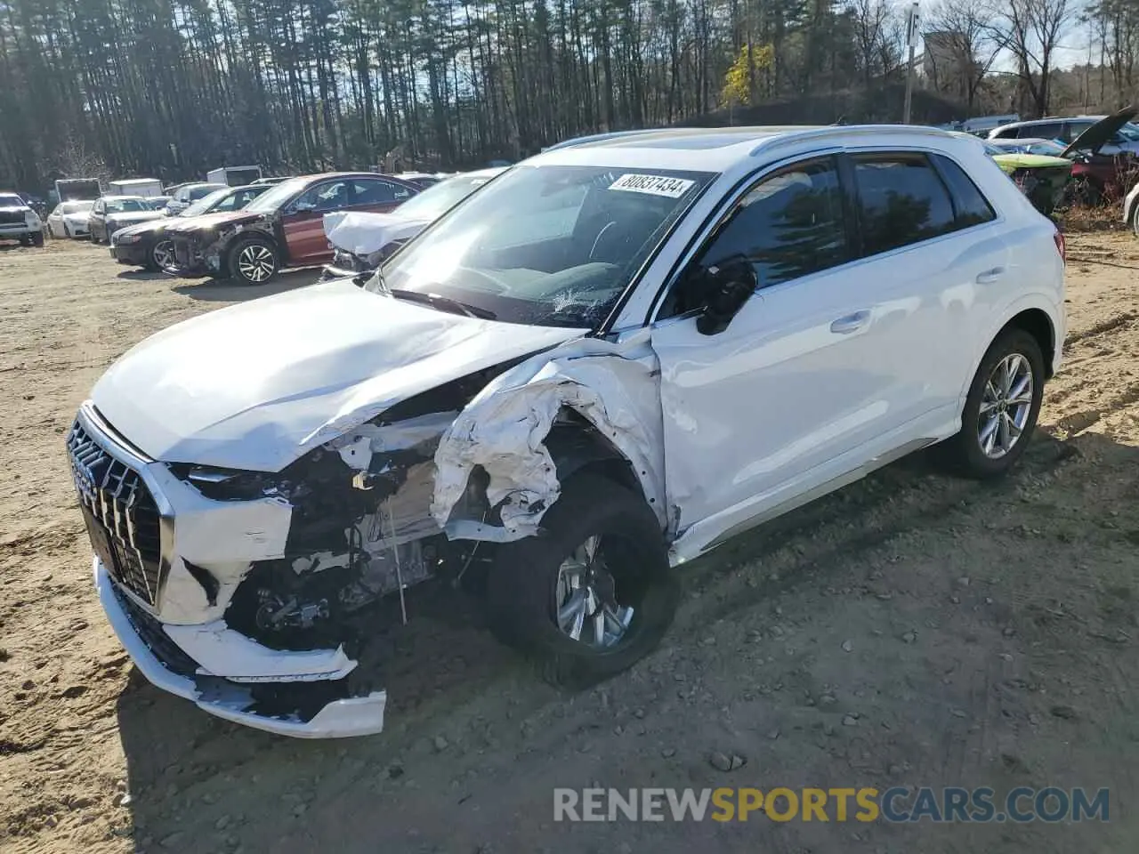 1 Photograph of a damaged car WA1DECF3XR1146638 AUDI Q3 2024