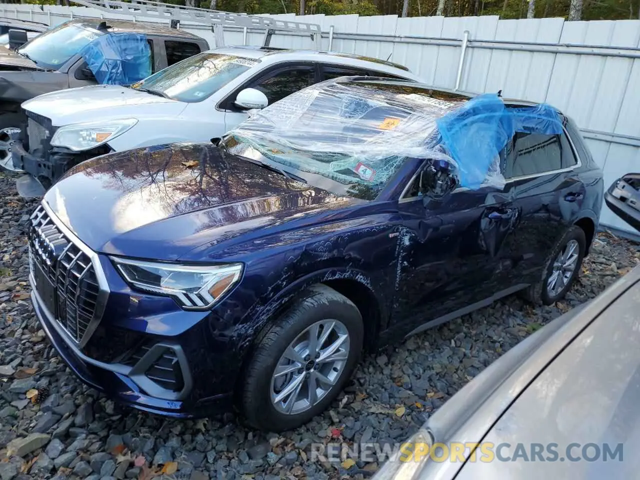 1 Photograph of a damaged car WA1EECF30R1165686 AUDI Q3 2024