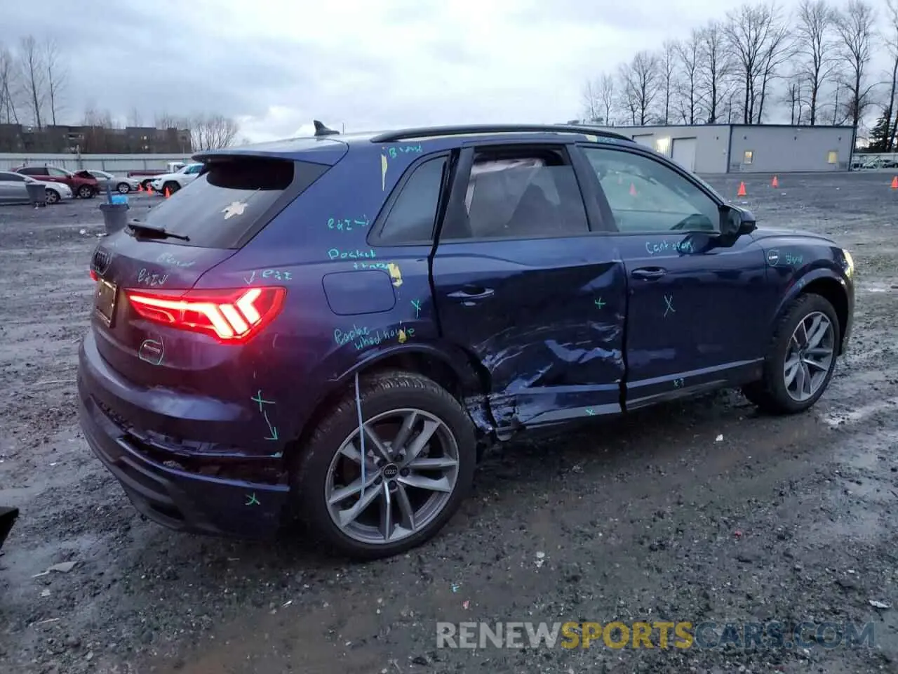 3 Photograph of a damaged car WA1EECF31R1138853 AUDI Q3 2024